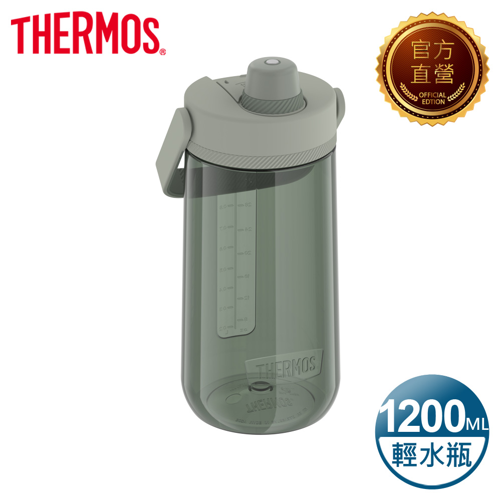 【THERMOS 膳魔師】輕水瓶1200ml-綠色(TP4349GR)