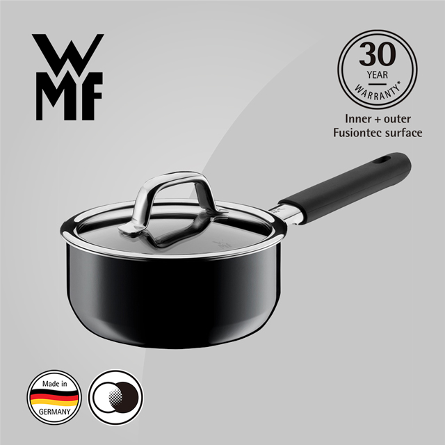 德國WMF Fusiontec 單手鍋 16cm 1.3L (黑色)