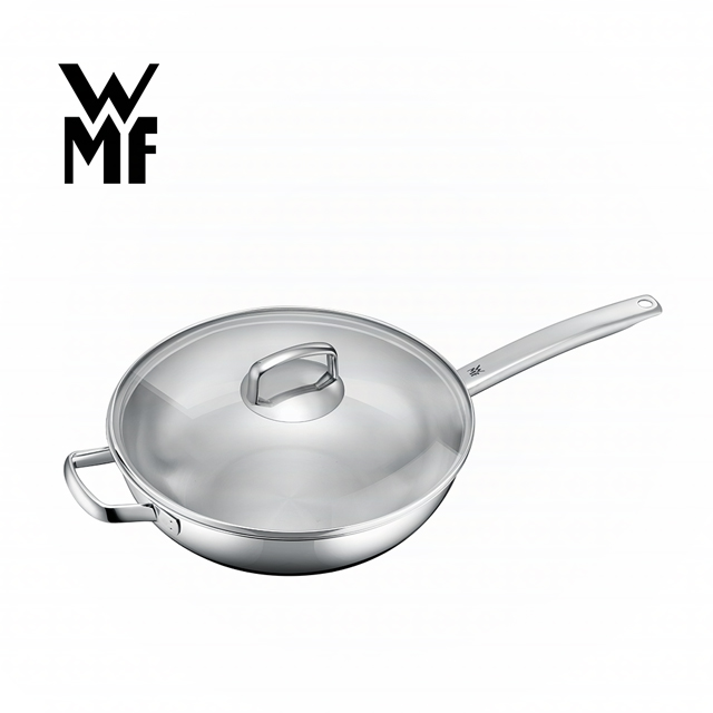 德國WMF 星辰三層單柄炒鍋 30cm (含玻璃鍋蓋)