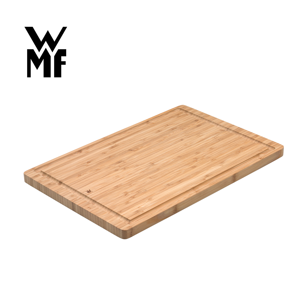 德國WMF 經典竹製砧板(38x25cm)+德國WMF Touch不鏽鋼雙刀組9cm/13cm(附刀套)