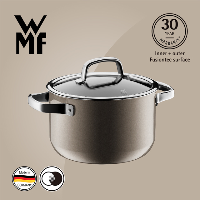 德國WMF Fusiontec 高身湯鍋 20cm 3.7L (棕銅色)