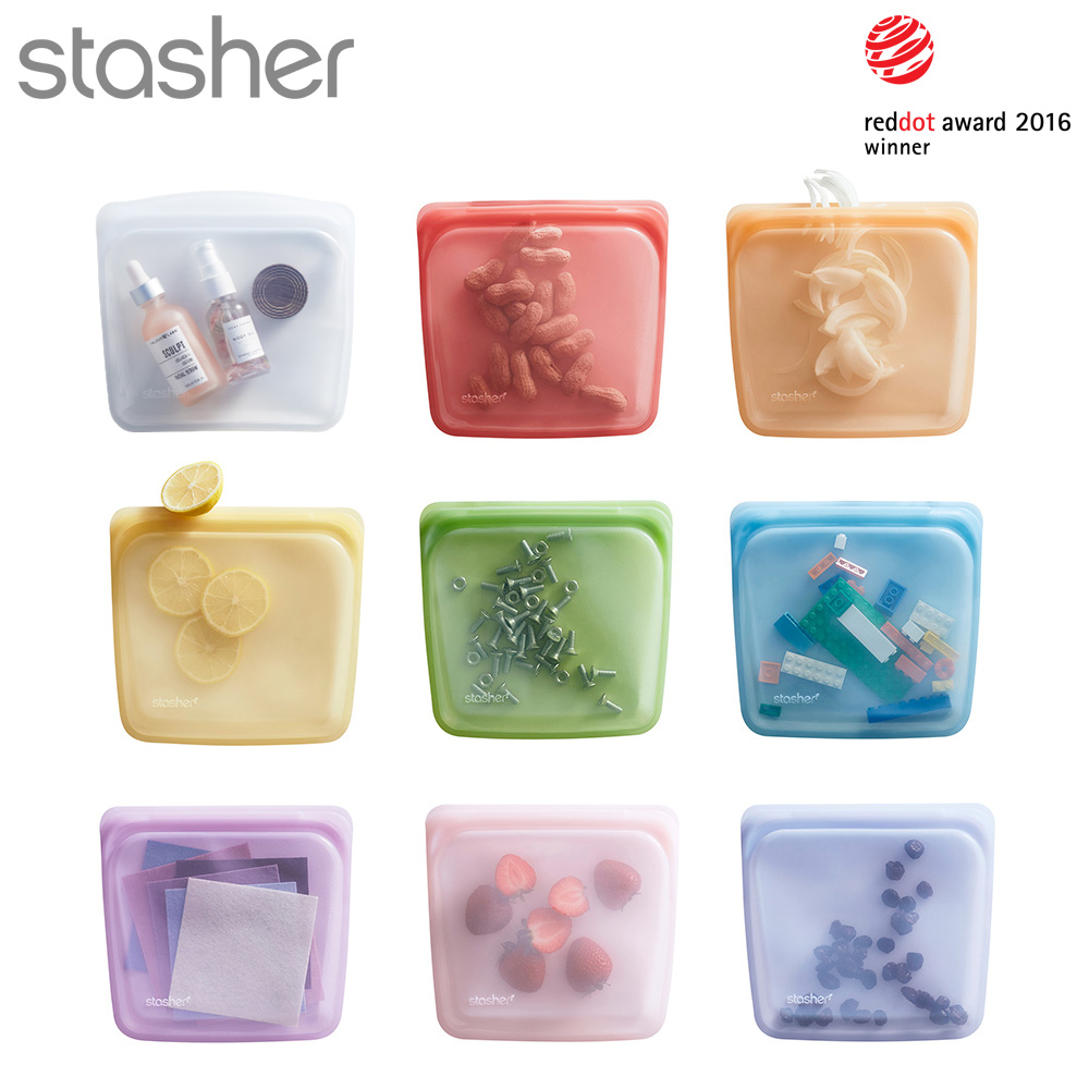 Stasher 方形矽膠密封袋