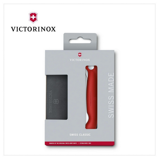 VICTORINOX Swiss Classic摺疊式削皮刀及Epicurean砧板禮盒 6.7191.F1