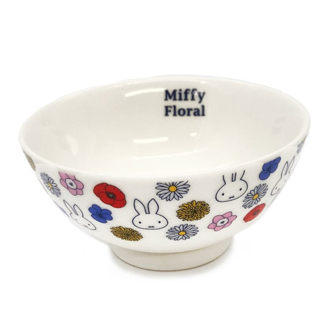 米菲兔 陶瓷碗 (白花朵款)
