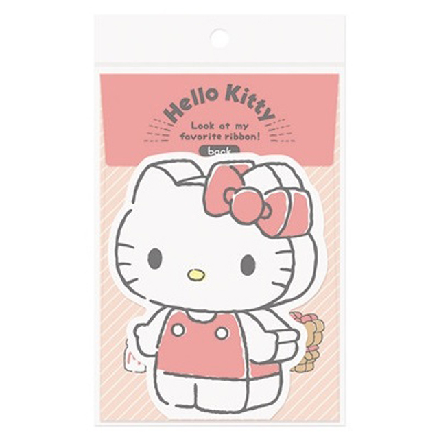 Hello Kitty 造型信紙組 (橘條紋)