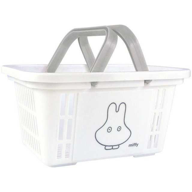 米菲兔 迷你塑膠置物瀝水提籃 (白布偶裝款)