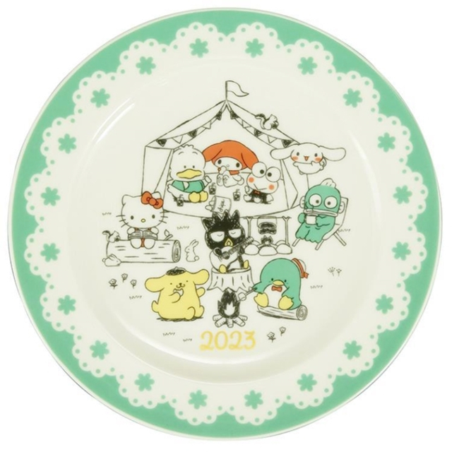 Sanrio大集合 陶瓷圓盤 (2023紀念款)