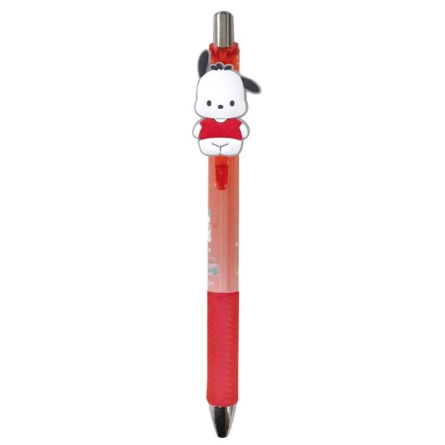 帕恰狗 造型筆夾中性原子筆 紅 0.5mm (站姿款)