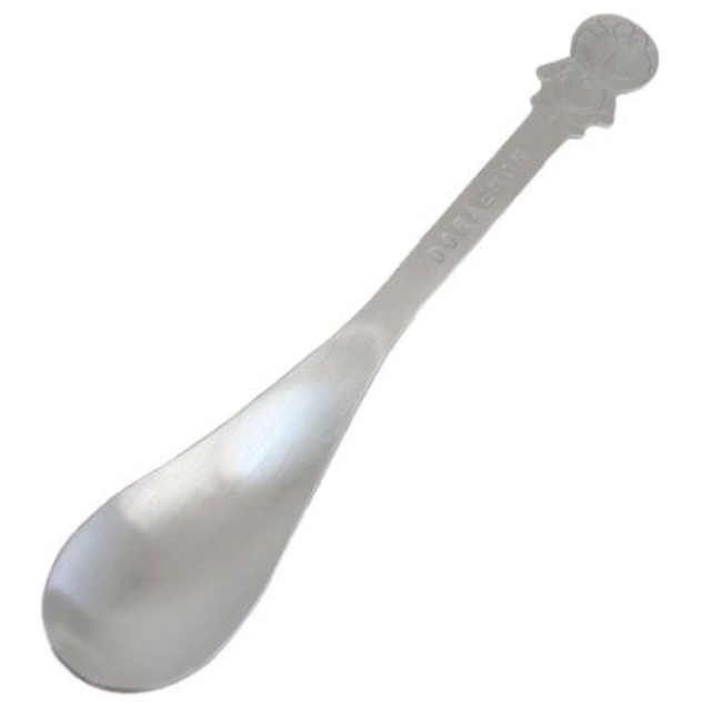 哆啦A夢 一體成形不鏽鋼造型湯匙 18.3cm (銀站姿款)