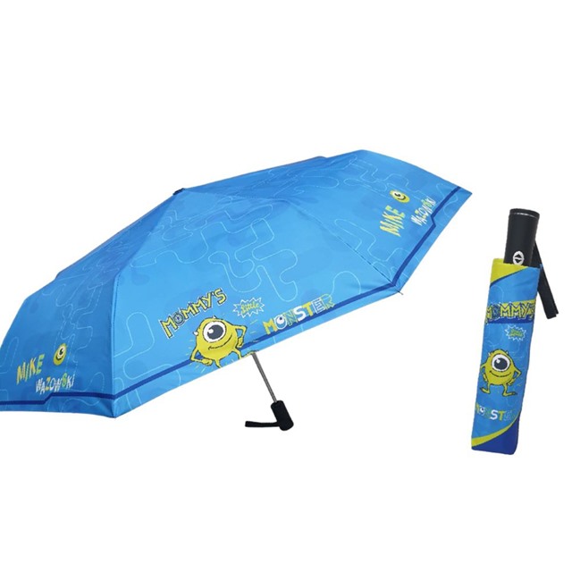 迪士尼 怪獸電力公司 抗UV自動雨陽傘 (藍大眼仔款)