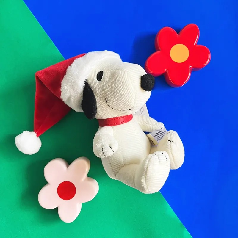 Snoopy史努比填充玩偶-聖誕狗 17cm