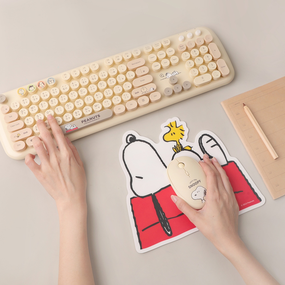 Peanuts史努比無線鍵盤滑鼠組
