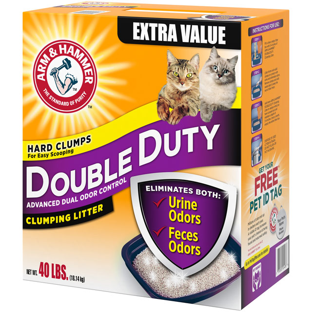 ARM & HAMMER™ Double Duty Clumping Cat Litter 40LB 凝結貓砂