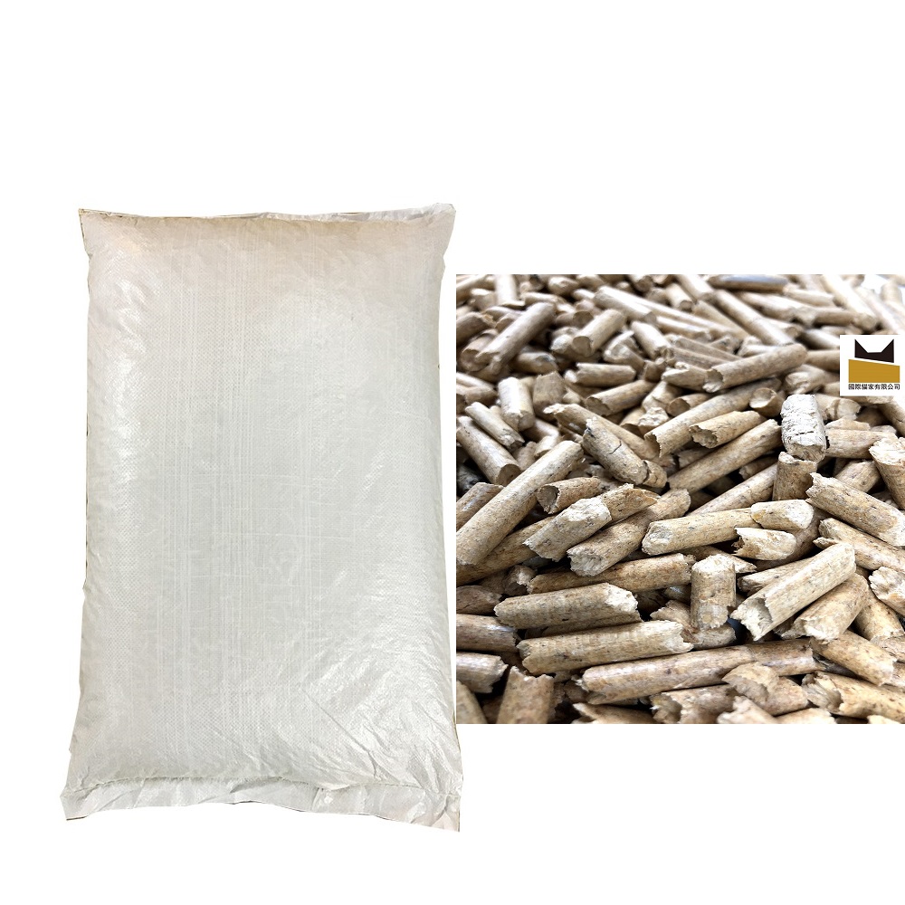 國際貓家☆量販包20KG米袋木屑砂
