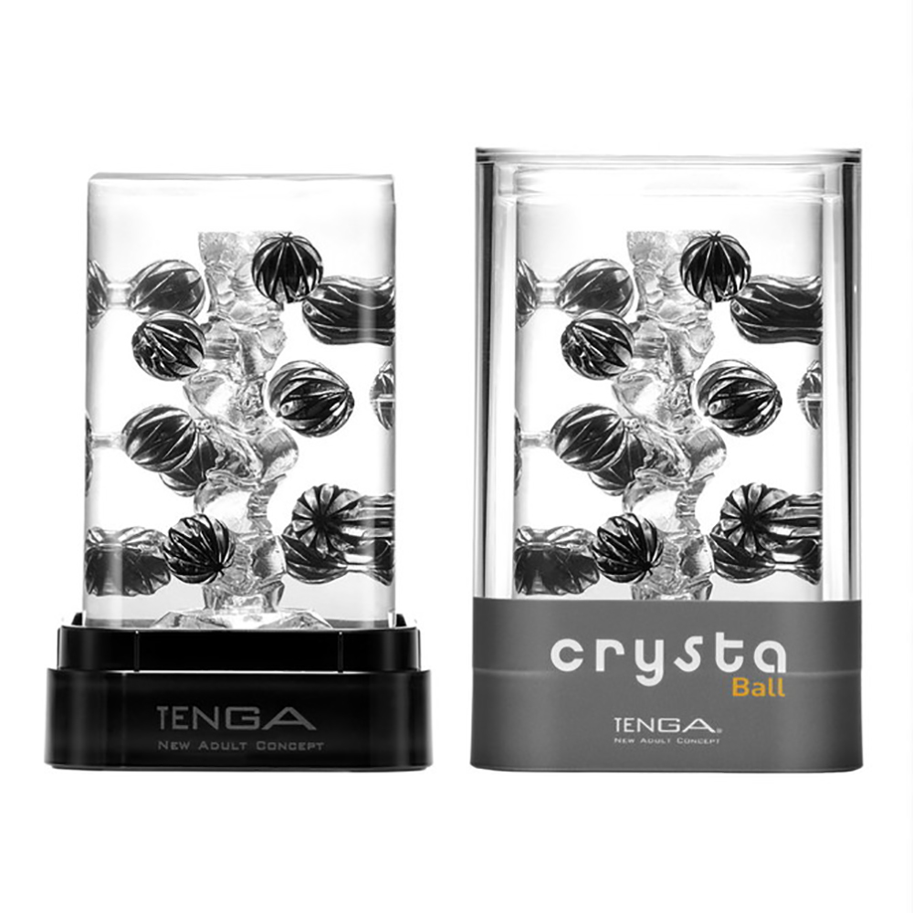 日本TENGA crysta水晶Ball魔球浮游刺激透明飛機杯 可重複使用自慰飛機杯