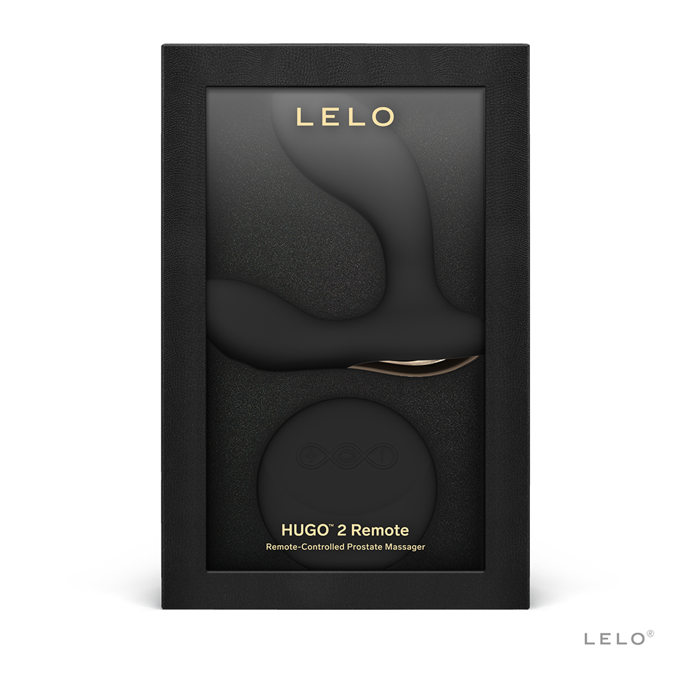 Lelo｜HUGO 2 Remote｜遙控式前列腺震動器 黑