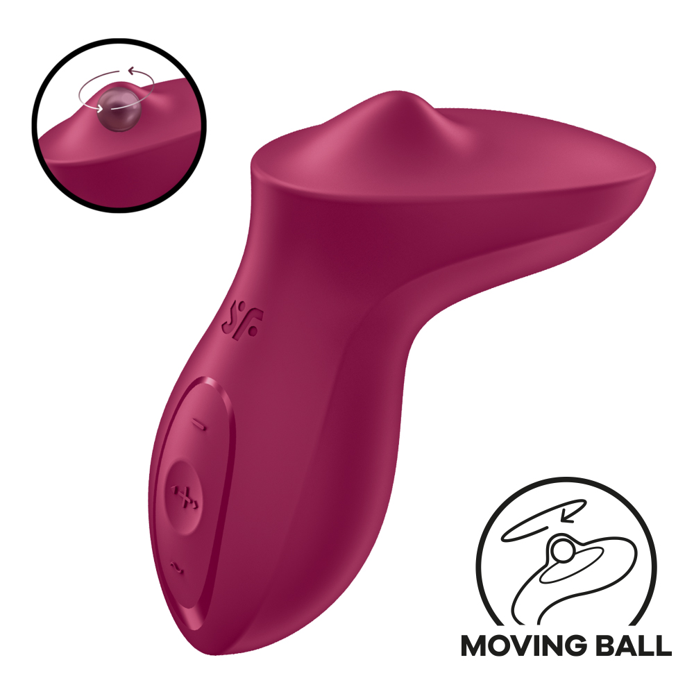 德國Satisfyer Exciterrr 滾珠震動按摩器(莓紅)