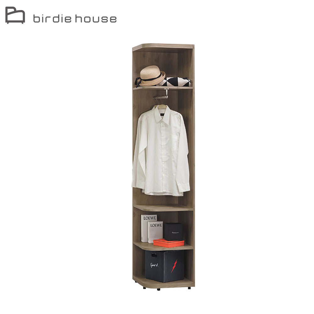 Birdie-西莫1.5尺轉角衣櫃/開放式衣櫥/縫隙牆角置物衣櫃(可左右擺放)