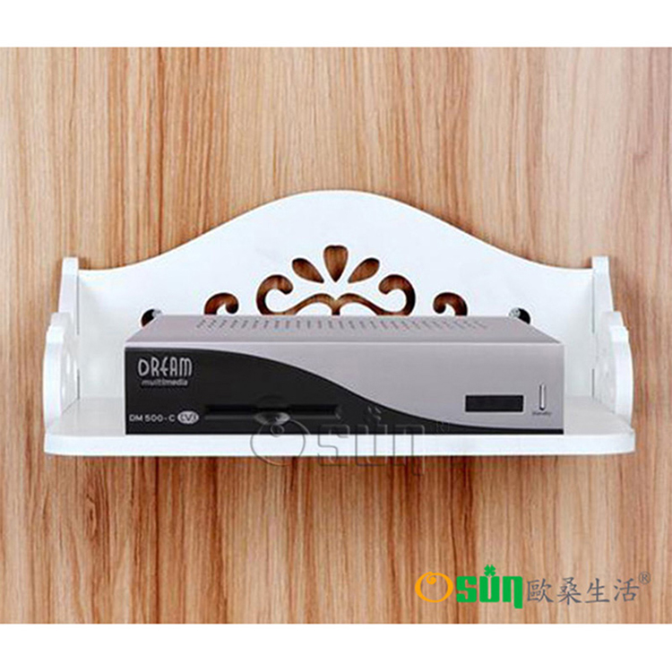 【Osun】DIY木塑板 白色雕花電話掛架 (CE178-BJ001)
