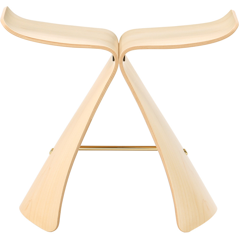 【柳宗理】日本製蝴蝶椅-楓木-D31cm