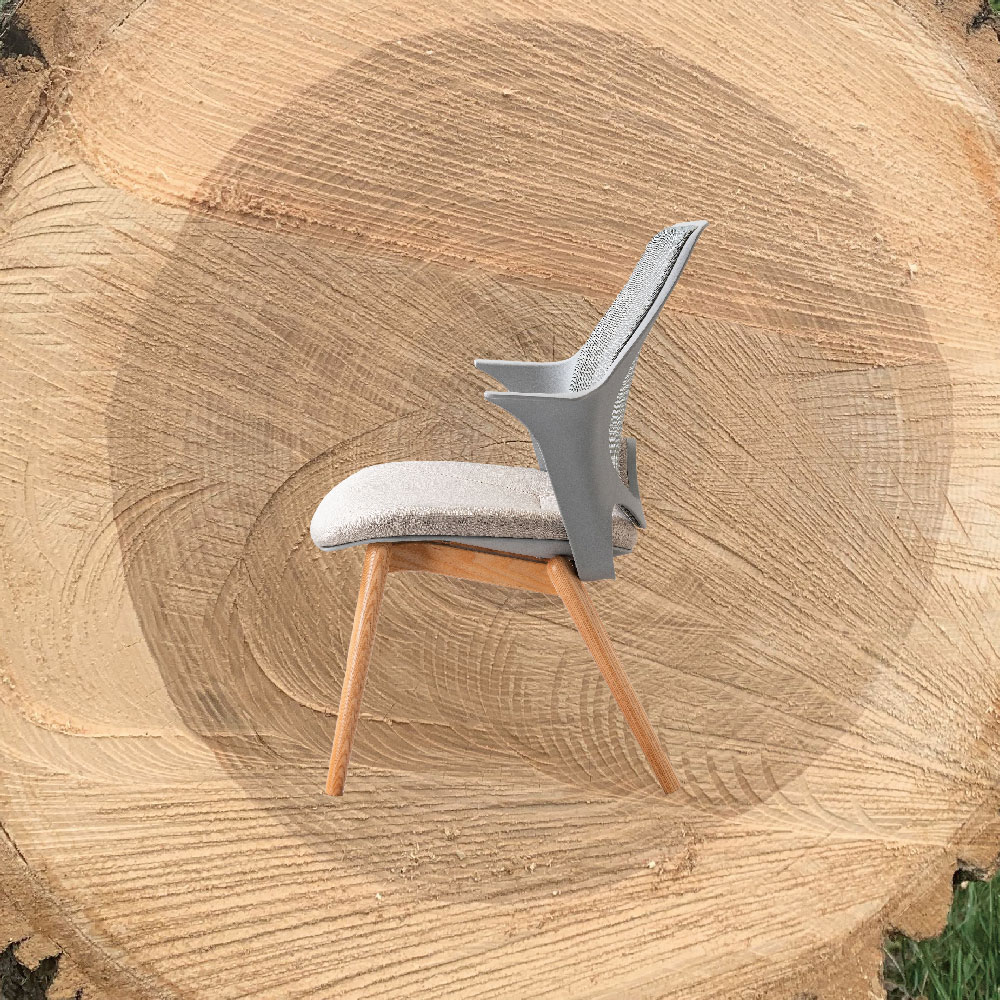 【舒樂活 4Health】CO Chair — 協作空間居家休閒椅（梣木腳）