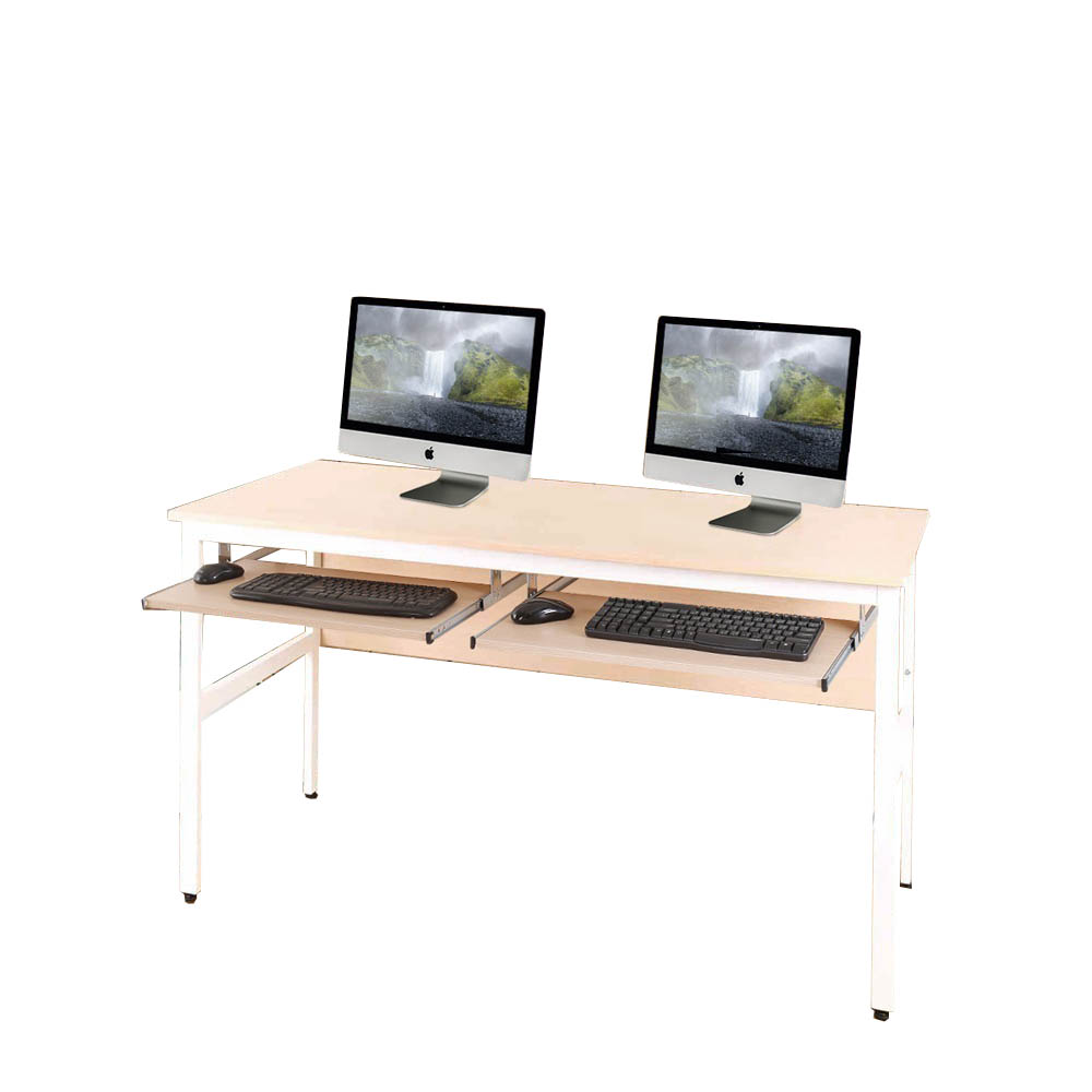 《DFhouse》巴菲特電腦辦公桌(3色)+雙鍵盤