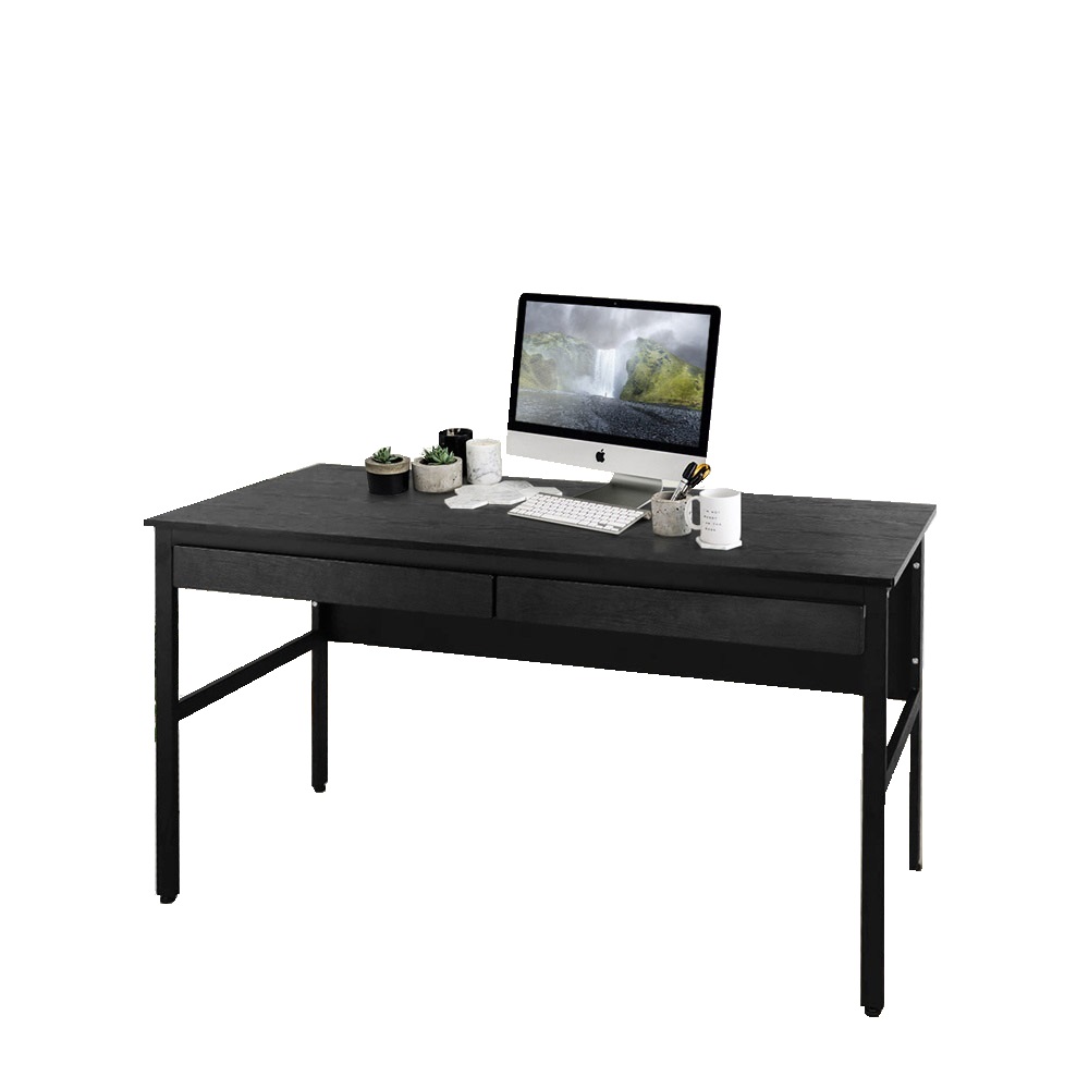 《DFhouse》巴菲特電腦辦公桌(3色)+雙抽屜