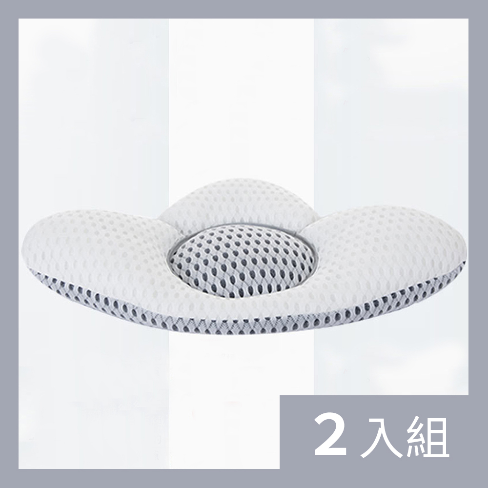 【CS22】3D腰枕睡眠透氣護腰靠墊-2入