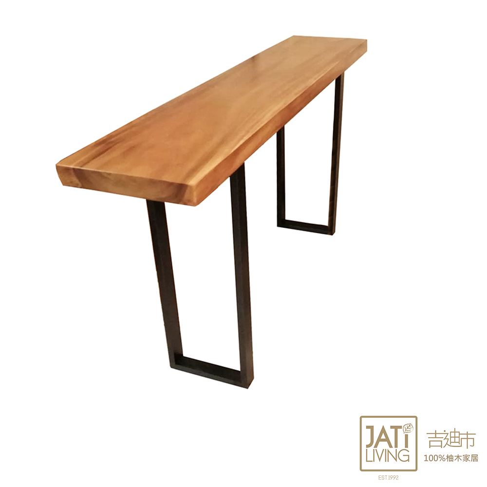 【吉迪市柚木家具】原木工業風吧台桌 SN035-SX3