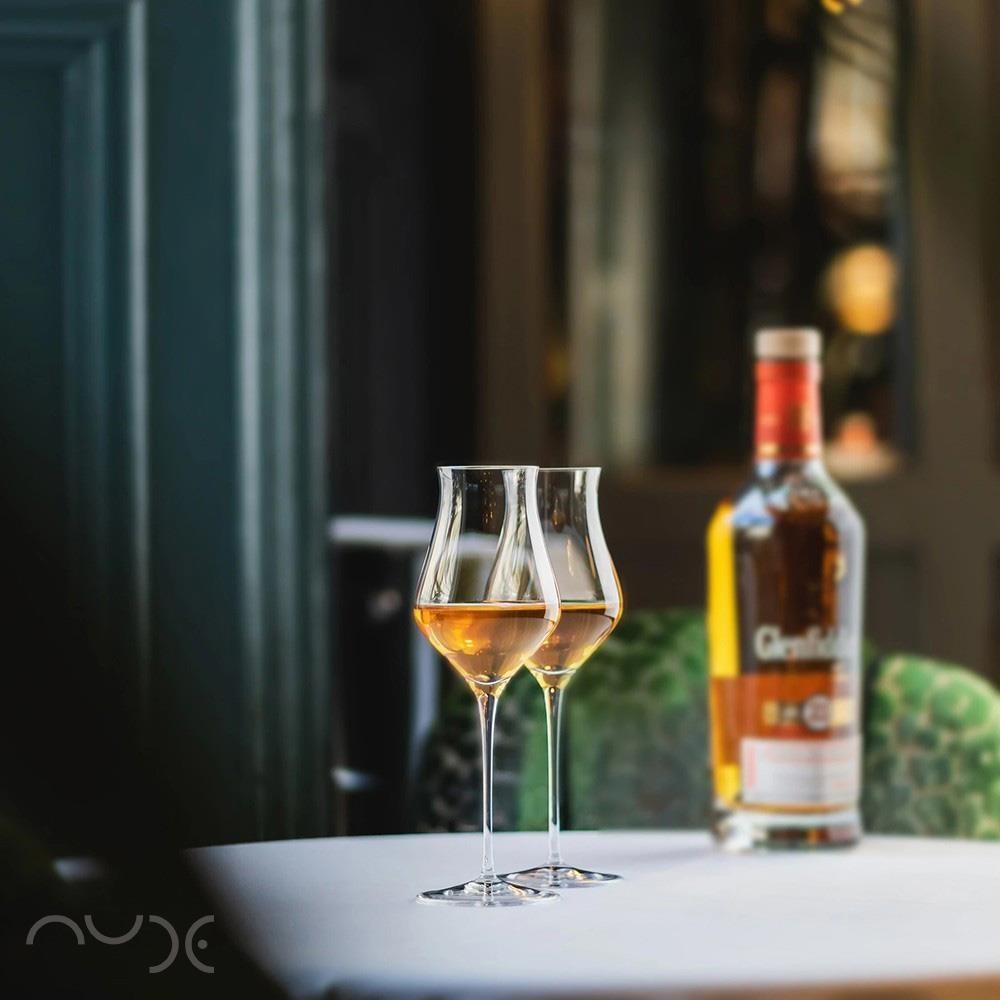 NUDE Islands Whisky Glass 品酒杯 205mL 盒裝2入 手工水晶玻璃
