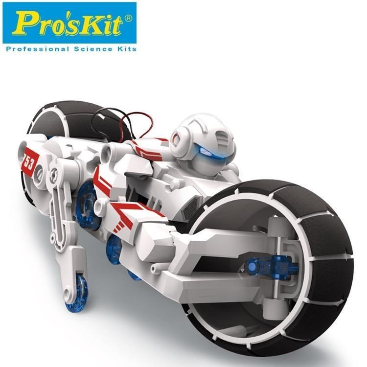 台灣寶工Proskit科學玩具 鹽水動力巡戈車GE-753重機車SALT WATER MOTORCYCLE KIT