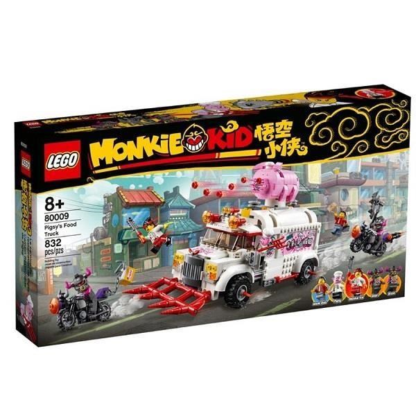 【LEGO 樂高積木】悟空小俠 Monkie Kid 系列 - 朱大廚移動釘耙車 (832pcs)80009