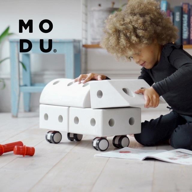 丹麥MODU夢想家套件組-多功能變形積木-紅色