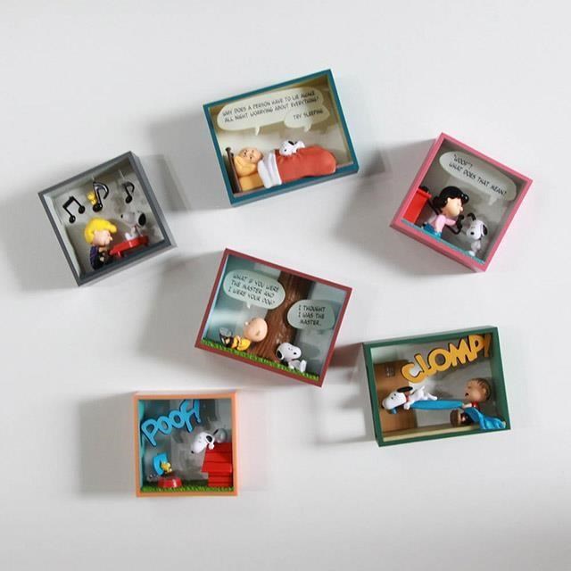 SNOOPY史努比框框日常生活盒玩-1組6種