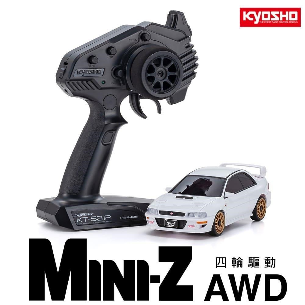 KYOSHO京商 32627W MINI-Z AWD SUBARU IMPREZA 22B-STi Version White