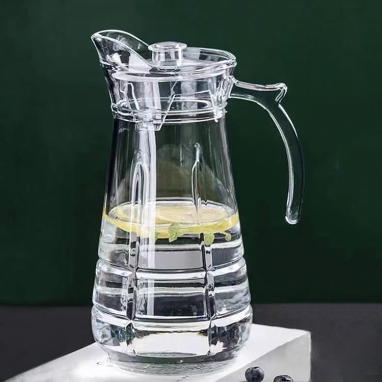 DELI德力歐式條紋造型玻璃1.7L冷水壺-YZH-36/冷水壺/果汁壺/啤酒壺/玻璃壺
