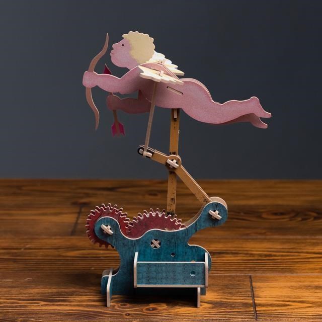ilo 木製自動機DIY模型-邱比特 Cupid