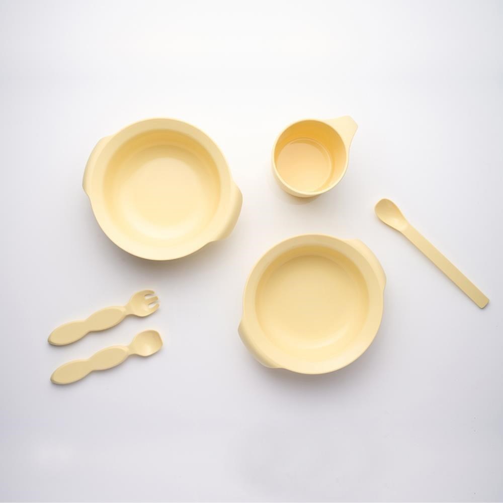 玉米田 PLA幼兒餐具6件組禮盒