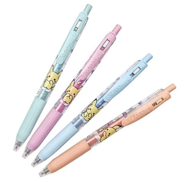 日本製ZEBRA皮卡丘SARASA水性CLIP夾式4色原子筆圓珠筆組860 7280 05寶可夢神奇寶貝