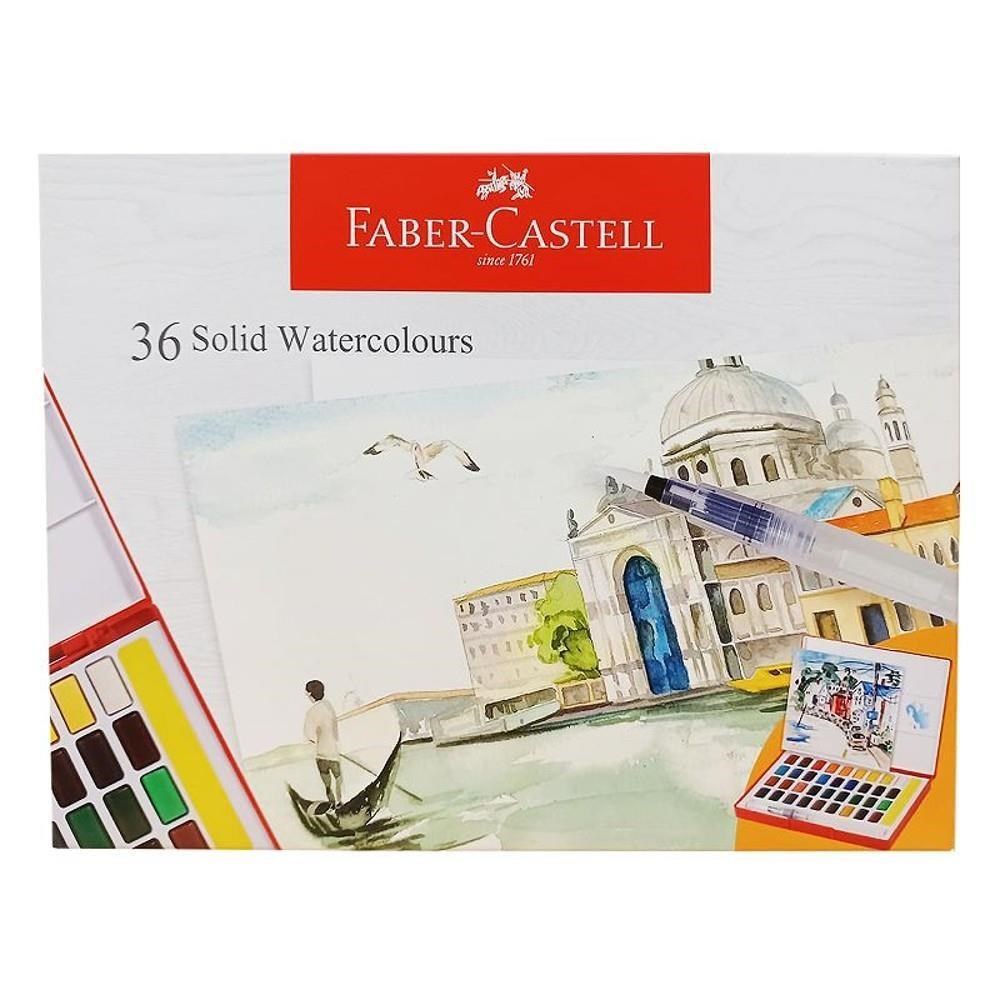 FABER-CASTELL輝柏 攜帶型水彩塊套組-36色 /盒 576037
