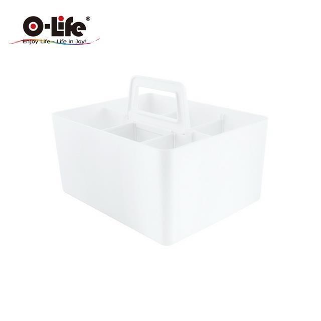 【O-Life】方型固定手提式整理收納盒