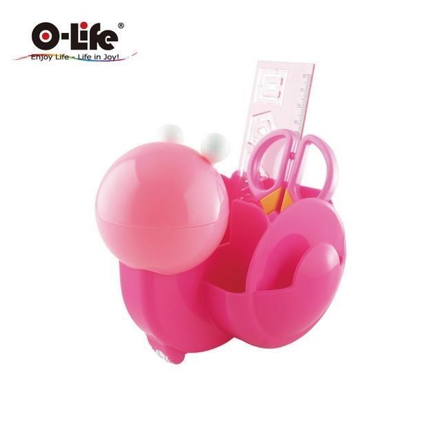 【O-Life】蝸牛造型置物收納盒