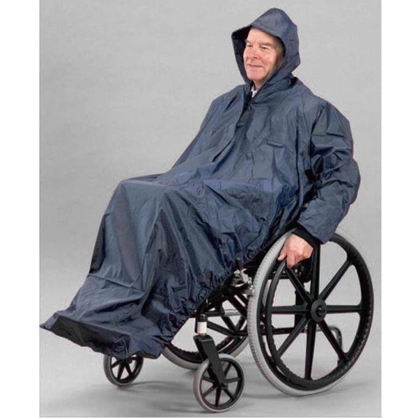 感恩使者 輪 椅用雨衣 有袖設計 自己坐輪 椅外出也很方便 銀髮族 老人用品 [ZHCN1732
