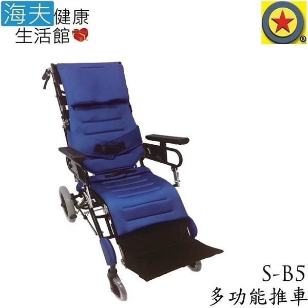 輪昇 特製推車 (未滅菌)【海夫健康】輪昇 仰躺 傾倒 可調式 多功能 輪 椅(S-B5)