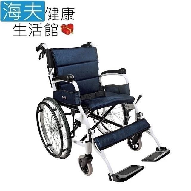 頤辰醫 療機械式輪 椅未滅菌 海夫鋁合金 輕量化中輪抬腳輪 椅B款(YC-615)