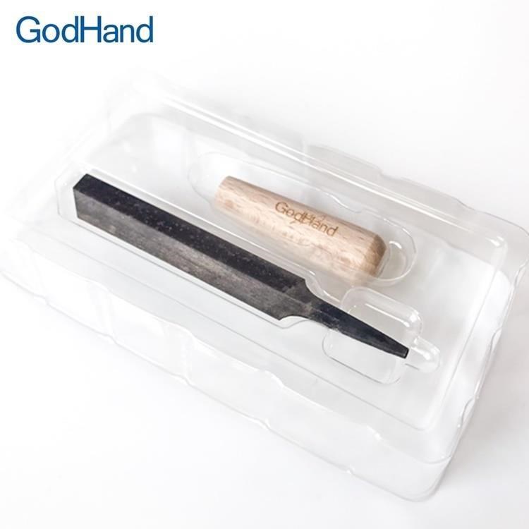 日本神之手GodHand左撇子極小單面薄刃刻線刀含木握柄GH-SBYS-GL(左手)模型線雕刻刀
