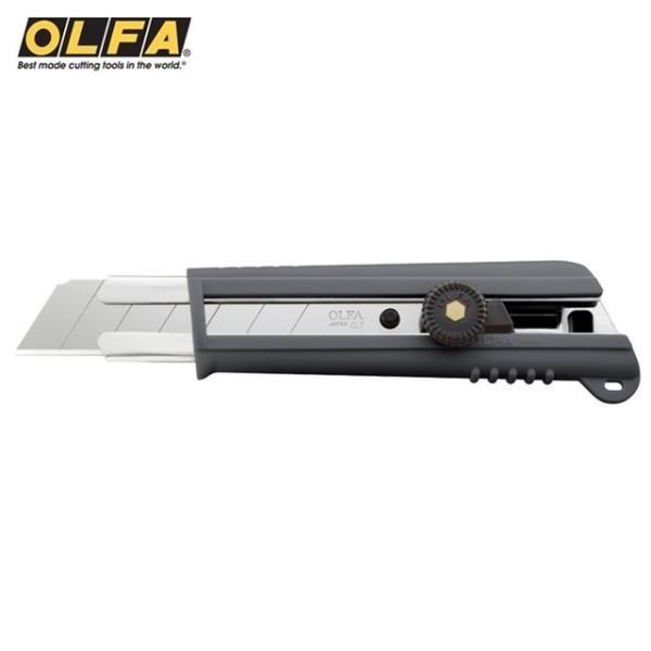日本OLFA抗滑H型強力特大型美工刀151BG(手輪鎖25mm刀片;適合板重型作業)品番NH-1