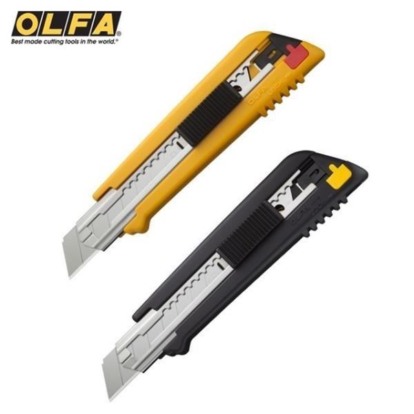 日本製造OLFA大型6連發美工刀168B或PL-1(自動鎖18mm刀片;可裝6片替刃)MZ-AL型