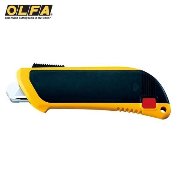 日本OLFA豪華型自動縮回刀片安全美工刀SK-6工具刀(右左手皆適)安全刀倉庫開箱工作刀