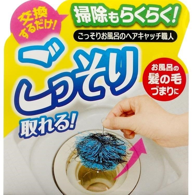 日本COGIT洗手台地板浴缸排水口用頭髮防堵塞刷毛屑過濾器過濾網920455
